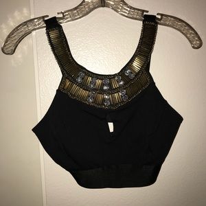 Fancy crop top